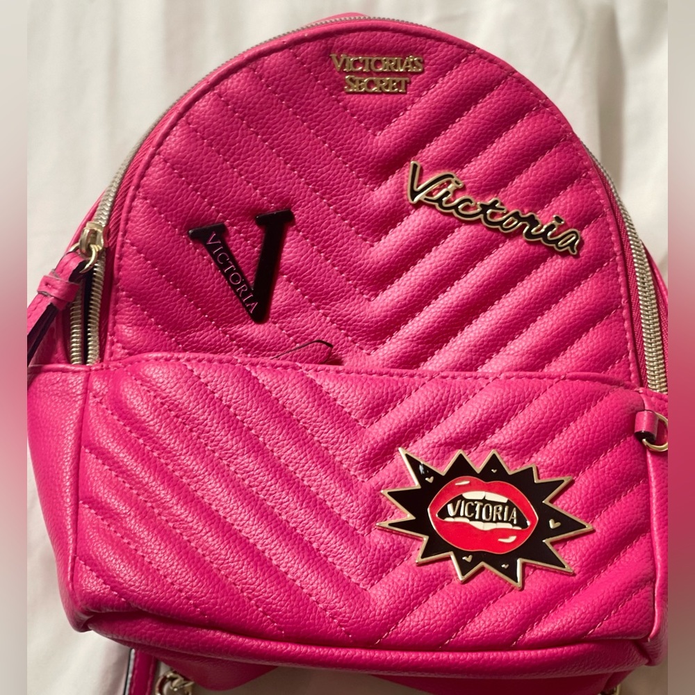 Cute mini Pink VS backpack